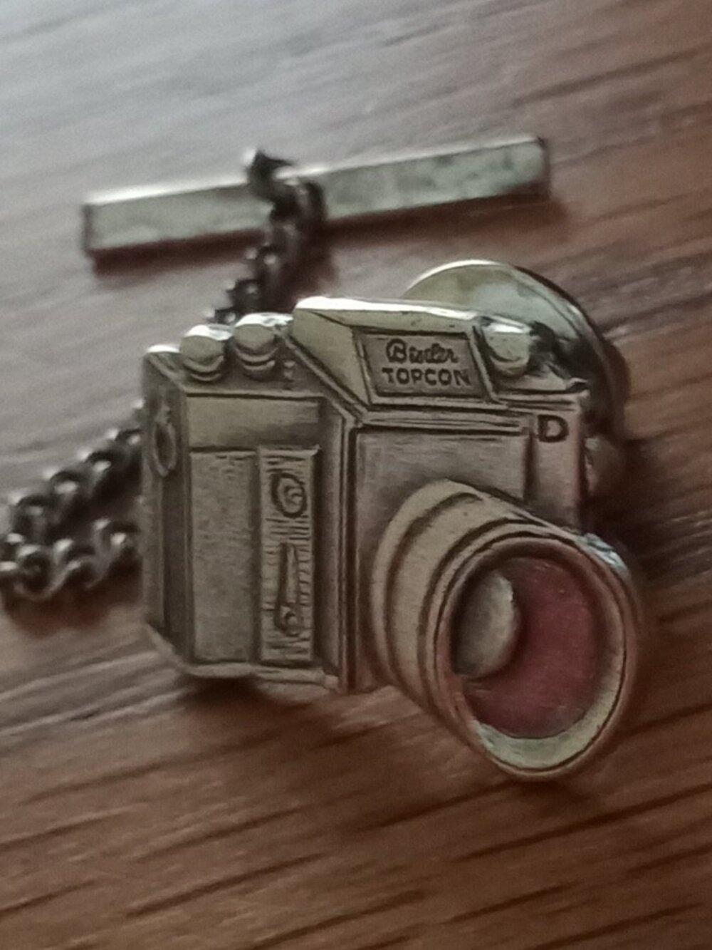 Mini Topcon Camera Tie Clip